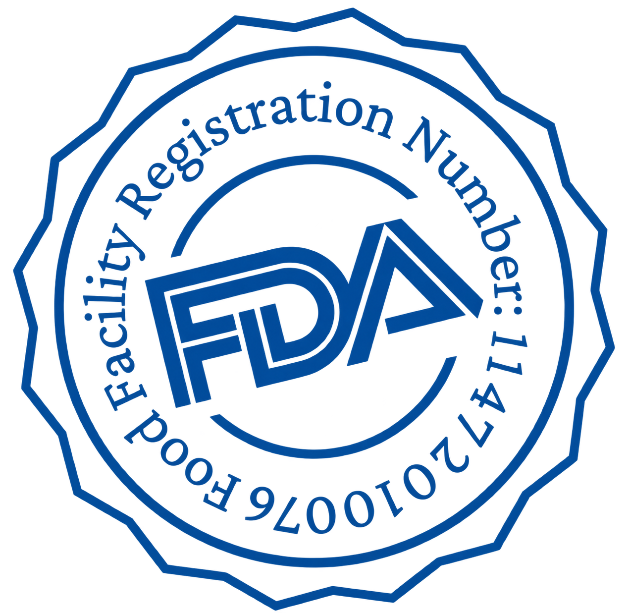 Registro FDA número 1141201676